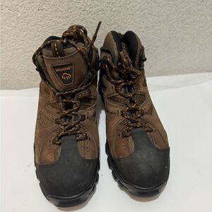 Wolverine Hudson  Steel Toe Work Boots Hiking Brown Mid Cut Size 9.5/42.5